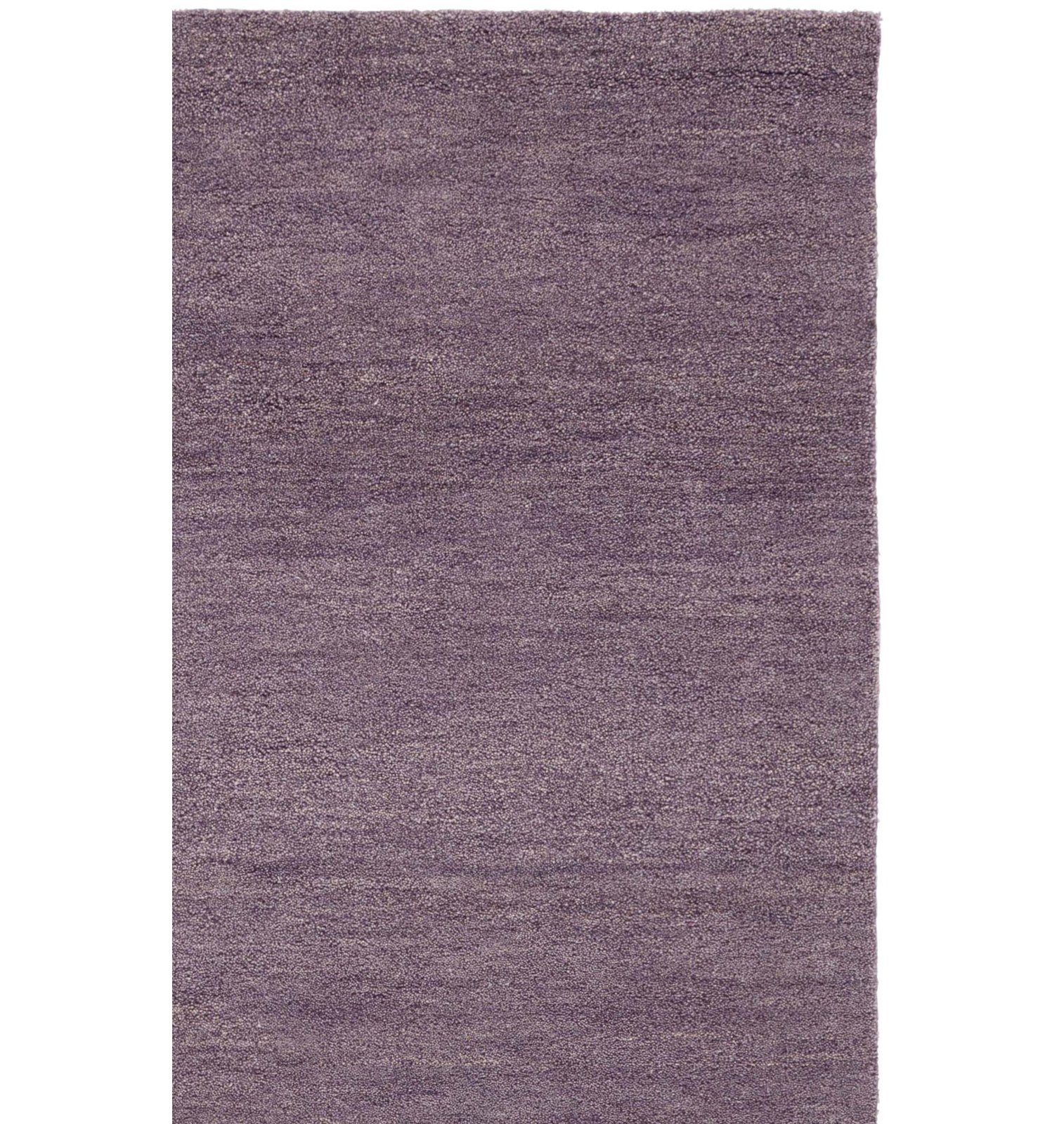 Roxy Purple Hand-Woven Wool Rug, Runner 2'3" x 8'
