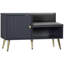 Faux Leather Upholstered Storage Bench