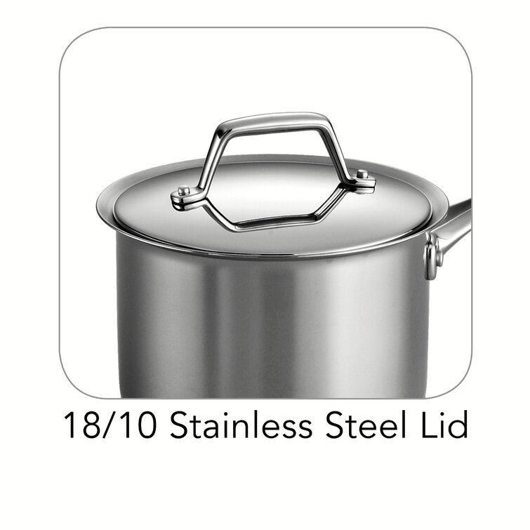 Tramontina Gourmet Prima 10-Piece Stainless Steel Cookware Set