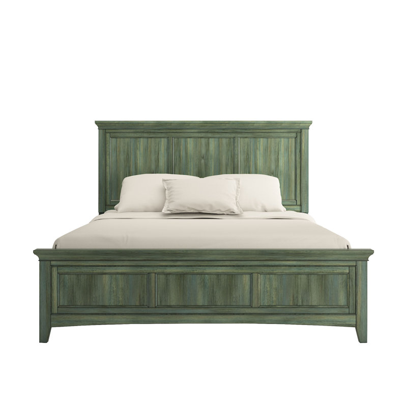 Melfa Platform Bed, Antique White, King