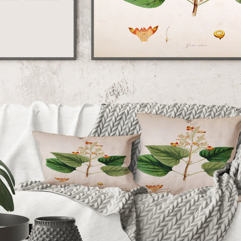 Floral Throw Pillow
