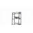 Wendral Natural & Black Finish 16"W Bookshelf