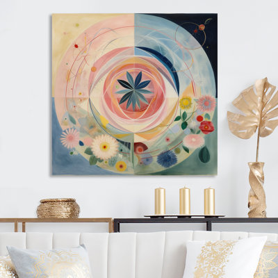 Harmonie florissante universelle en pastel rétro