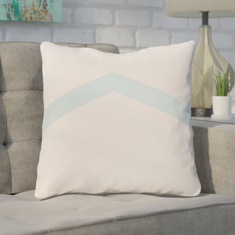 Geometric Reversible Throw Pillow, 20" x 20", Omar