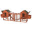 Poulailler avec basse-cour en duplex