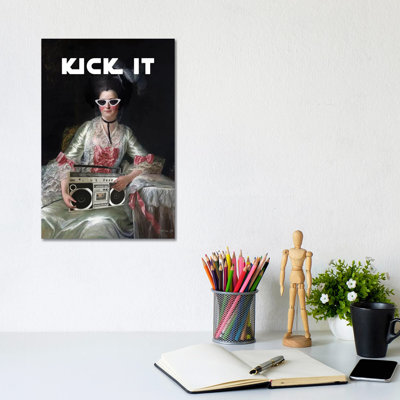 Kick It by Stellar Design Studio - Gallery-Wrapped Canvas Giclée on Canvas