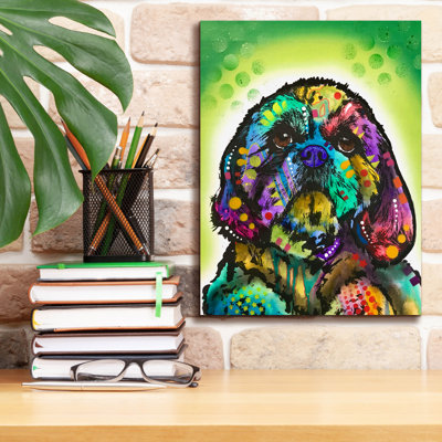«Kinda Shih Tzu» par Dean Russo Studios, art mural sur toile