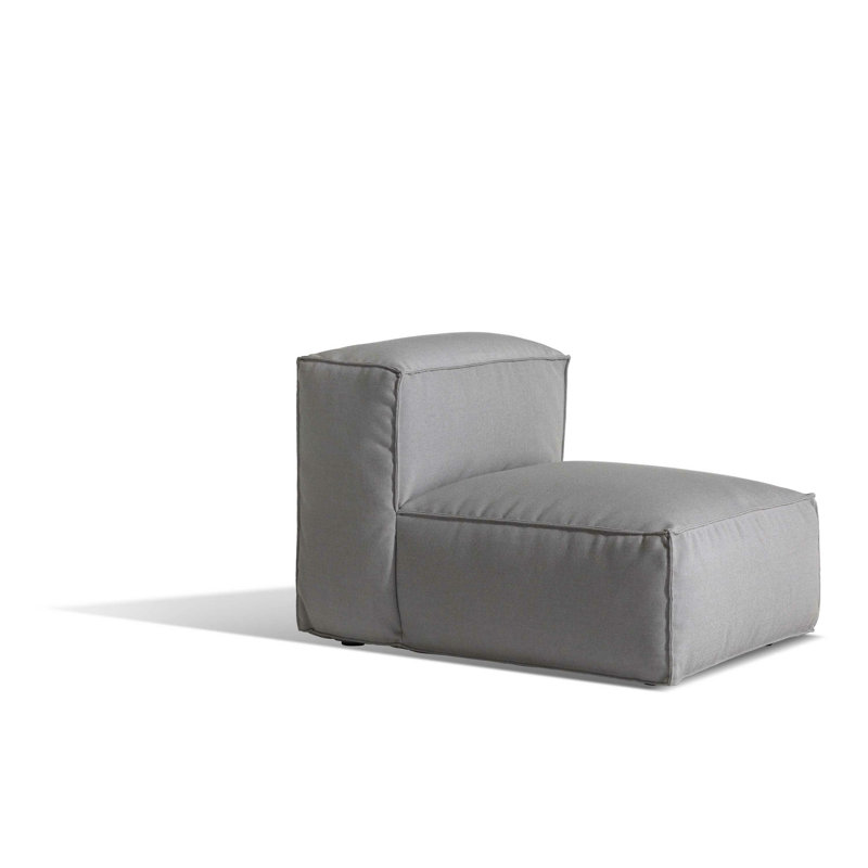 Asker Sofa Mid Section Small, Light Gray
