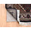 Tapis oriental rectangulaire noir en laine noué à la main 3 pi 2 po x 5 pi 4 po - MOA10262491