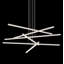 Lustre linéaire moderne à 6 lumières Stix-657841346