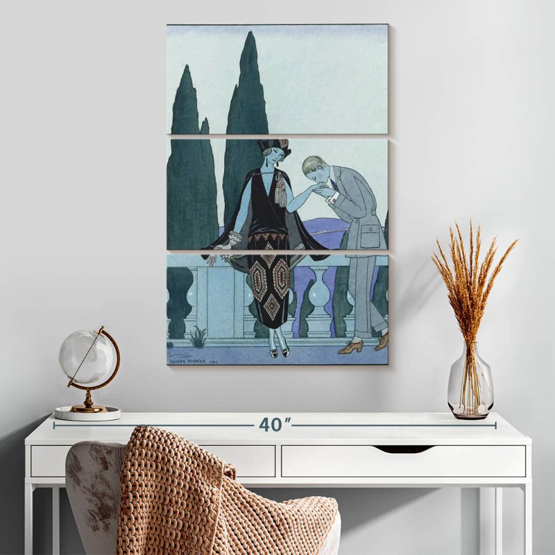 La Villa d'Est 1923, H 32 po x l 20 po