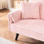 Balcon en velours côtelé rose - taille compacte, porte-gobelet, vue magnifique qui transforme plusieurs fonctions, maximise l'utilité-39240617