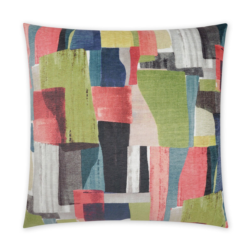 Build Pillow Cover & Insert, Rectangle 14"H x 24"W, Peacock