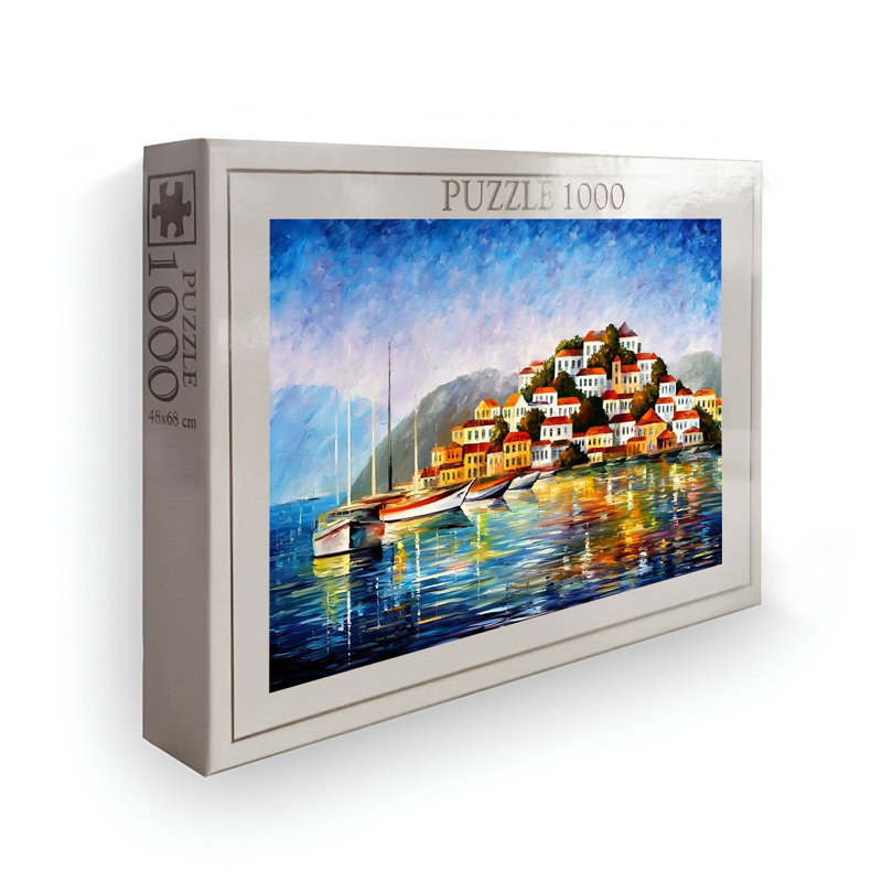 Casse-tête 1000 pièces, 26,8 po x 18,9 po | Conception 100% carton de haute qualité et éclatante | Parfait pour le plaisir en famille, le soulagement du stress et les jeux éducatifs | Cadeau pour adultes et enfants | Dimensions de la boîte: 13,2 po x 9,1 po x 2,0 po