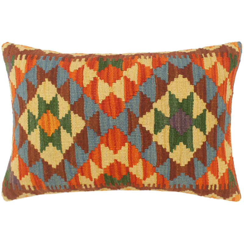 Devine Cotton Reversible Throw Pillow