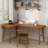 Rosewood L-Shaped Solid Wood desks-108070916-108070914