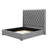 Upholstered Bed Frame With 67.5" Tall Headboard Wingback Platform Bed Tufted Deep Button Velvet-107443603