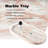 Guein Oval Natural Marble Tray-1783356866
