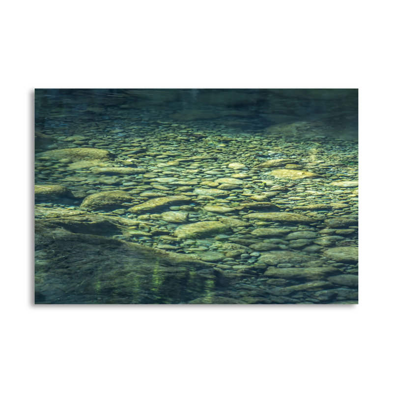 « sol duc river rocks i », reproduction de photo, H 24 po x l 36 po x P 0,01 po, Papier