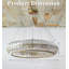 Lustre sphérique unique à 8 lumières Gibe