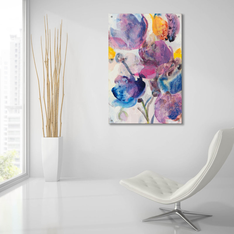 «Late Summer 3» par Albena Hristova, art mural en verre acrylique, H 36 po x l 24 po x P 0,2 po