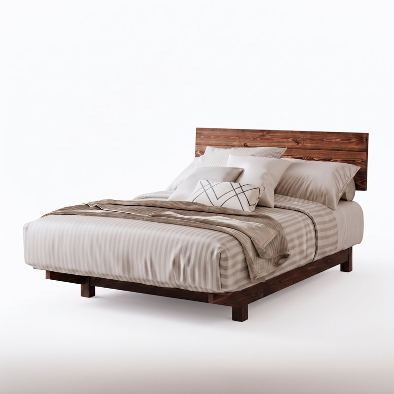 Ellyson Bed, Espresso, European Double (140 x 200 cm)