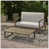 Coussin gris clair / structure grise est en rupture de stock