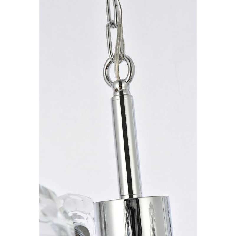 Luminaire suspendu sphérique spoutnik 18 lumières Lavere, Chrome