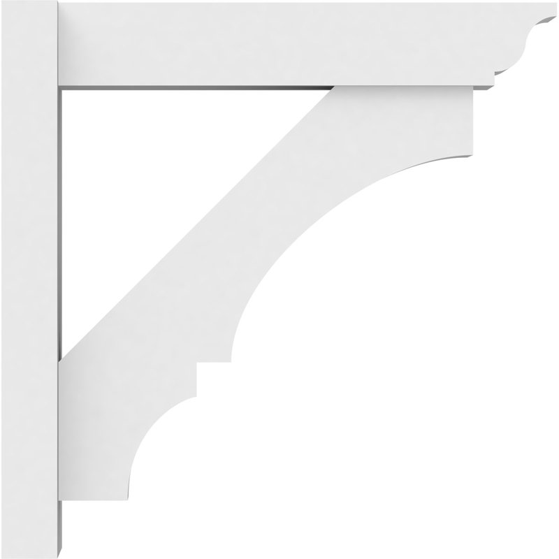 L 5 po x P 20 po x H 20 po Balboa de qualité architecturale en PVC avec extrémités traditionnelles, L 5 po, H 20 po x P 20 po