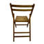 Chaise pliante en bois massif 4 chaises - ton miel pour intérieur / extérieur 4 chaises dans différents teintes
