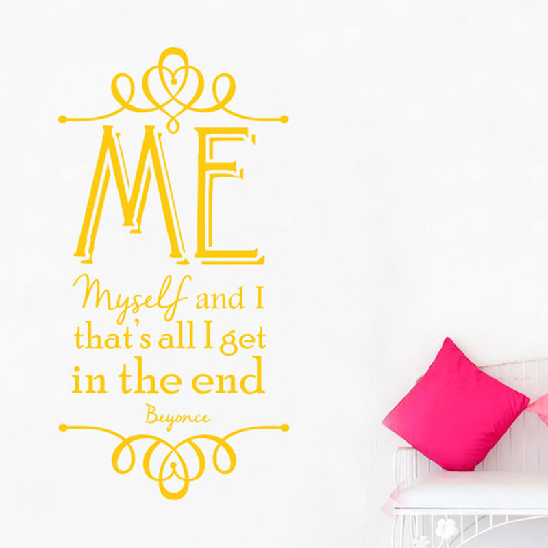 Wall Decal, Medium, Dark Yellow