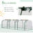 Mini Greenhouse, Portable Tunnel Green House With Roll-Up Zippered Doors, UV Waterproof Cover, Steel Frame-115823927