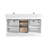 Aanayah 60" Double Bathroom Vanity Set-1902242405