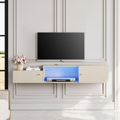 Demarre Unfinished TV Stand for TVs up to 75