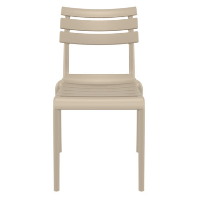 Plastic Outdoor Stacking Dining Side Chair