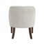 Fauteuil rembourré en tissu avec 4 pieds-1009942935