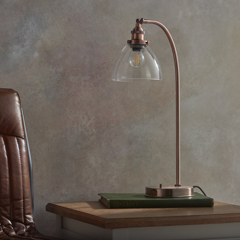 Anais Metal Desk Lamp, Copper