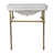 White/Polished Brass selected