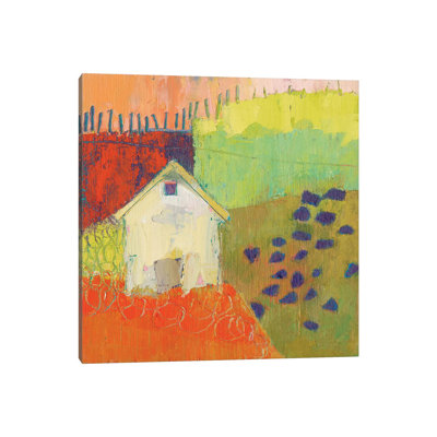 Rewy Barn by Sue Jachimiec - Wrapped Canvas Painting