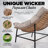 Ouseman Patio Outdoor Scoop Lounge Chair, Seating Group With Cushions (Set of 2)