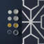 Rinku Geometric Metallic Wallpaper Double Roll-398828768