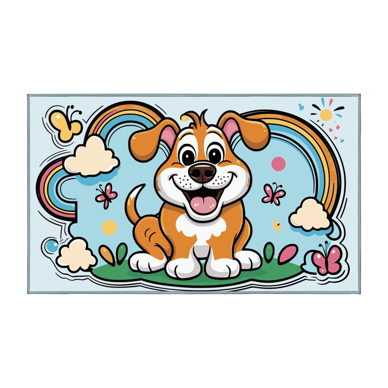 Tapis pour enfants Isabelle & Max ™, Rectangulaire 8 pi x 10 pi