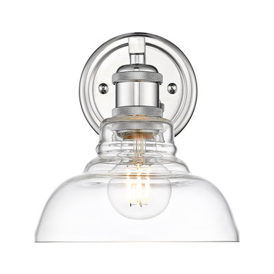 Carver 1-Light Vanity Light with Clear Glass