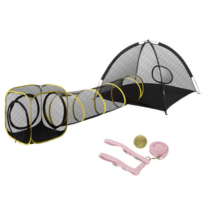 Outdoor 3-in-1 Portable Cat Catio Playpen