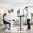 VIVO Single Motor Electric Desk with Push Button Memory Controller-97735778-97735779