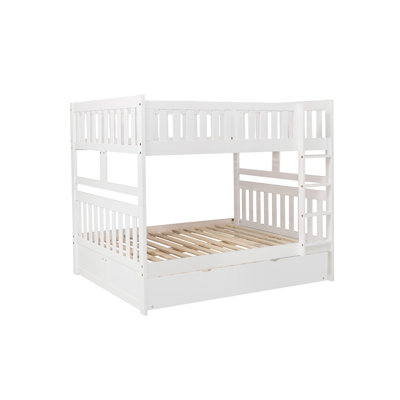 Gensen Kids Full Over Full Bunk Bed with Trundle