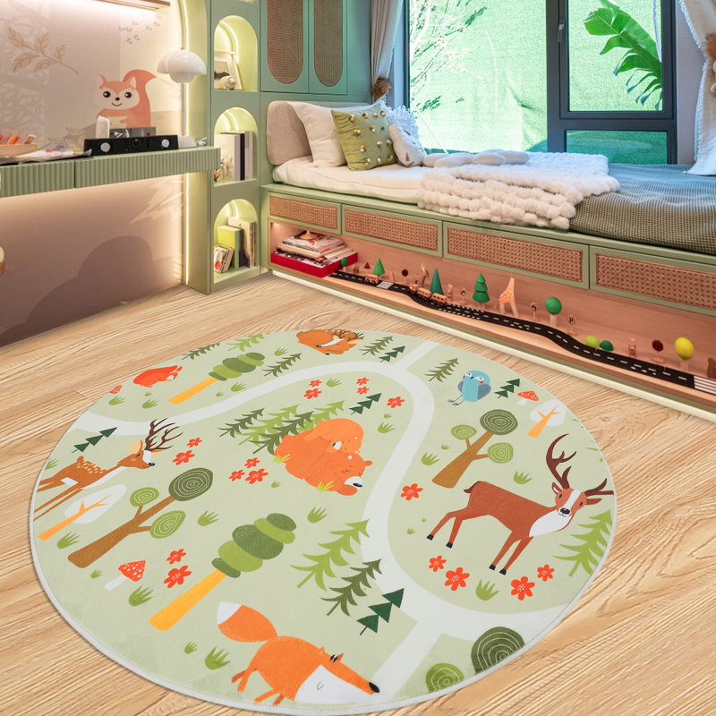 Tapis rond rond 4 pi Crellen