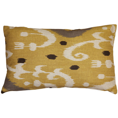 Indah Ikat Ikat Cotton Blend Throw Pillow