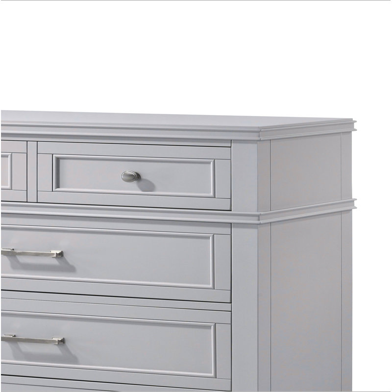 Commode 5 tiroirs, Gris