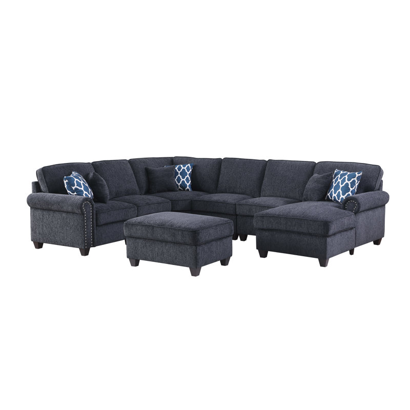 Canapé modulaire Burghart, Gris chenille